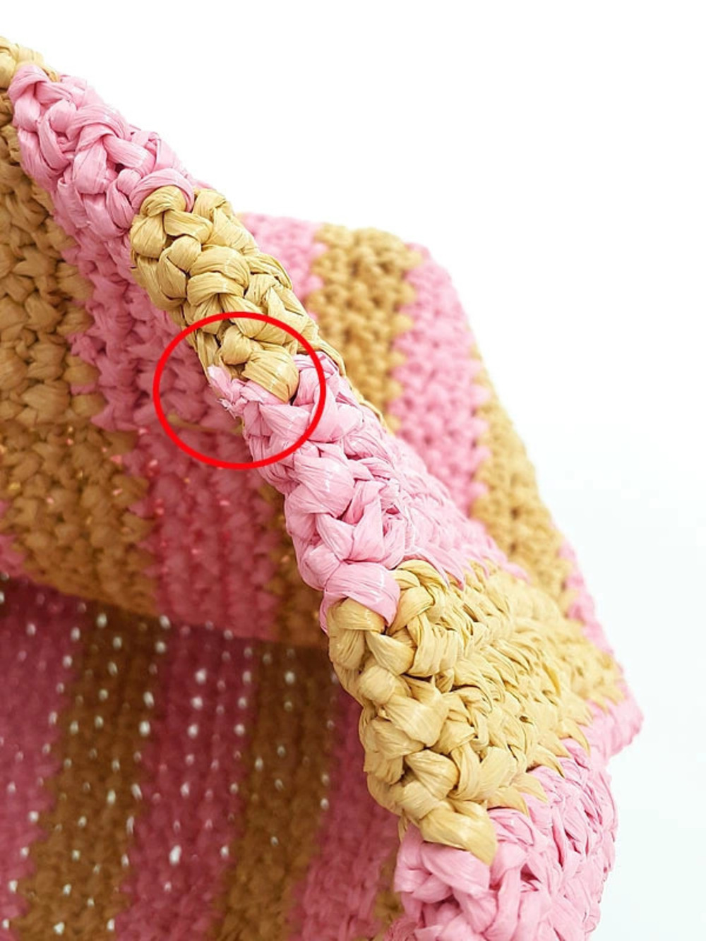 Prada tan pink Tote petalo Crochet Bag - Picture 8 of 9